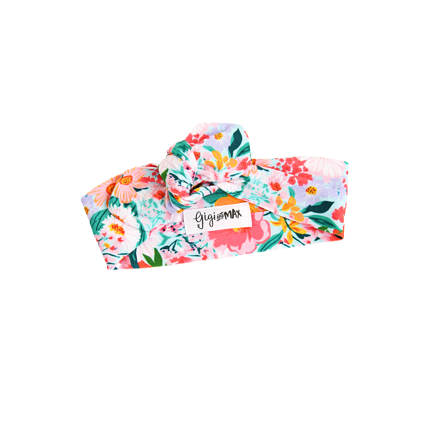 Cecelia Floral TOPKNOT HEADBAND Baby Newborn Hair Accessory