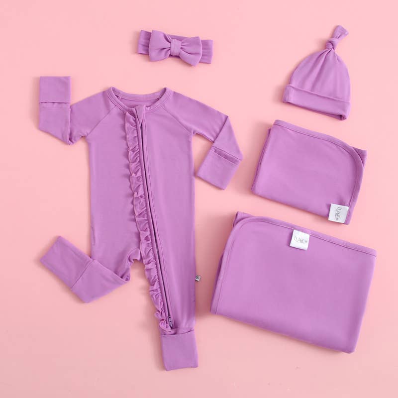 Luxie Lavender Beanie Hat I NICU Friendly I Preemie & Up
