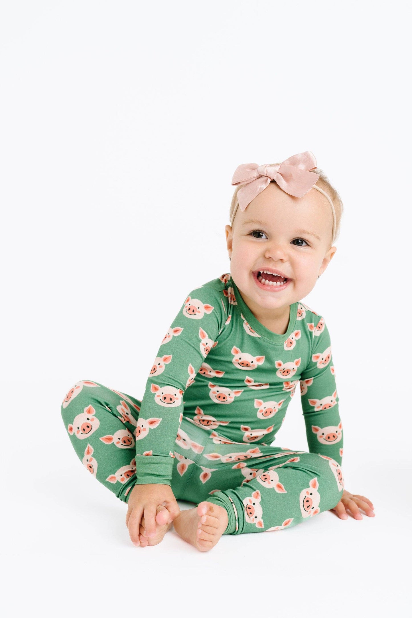 Happy Piglets Bamboo Set