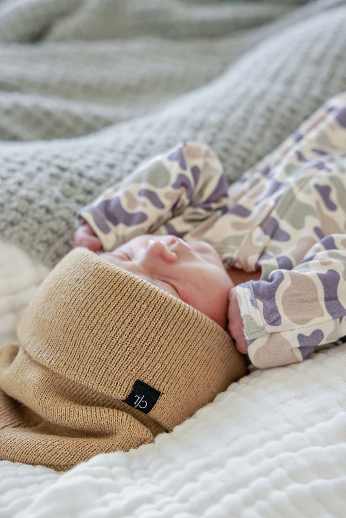 Zipper Footie | Camo Cutie