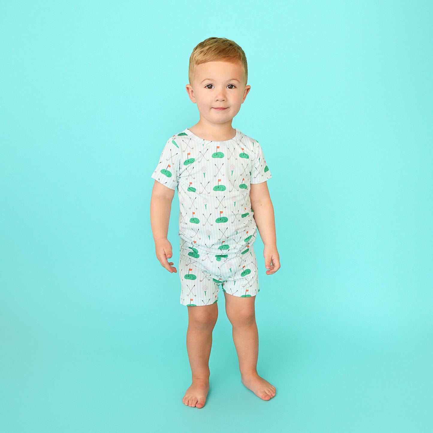 Scottie Golf TWO PIECE - SHORTS Golf Bamboo Lounge Set
