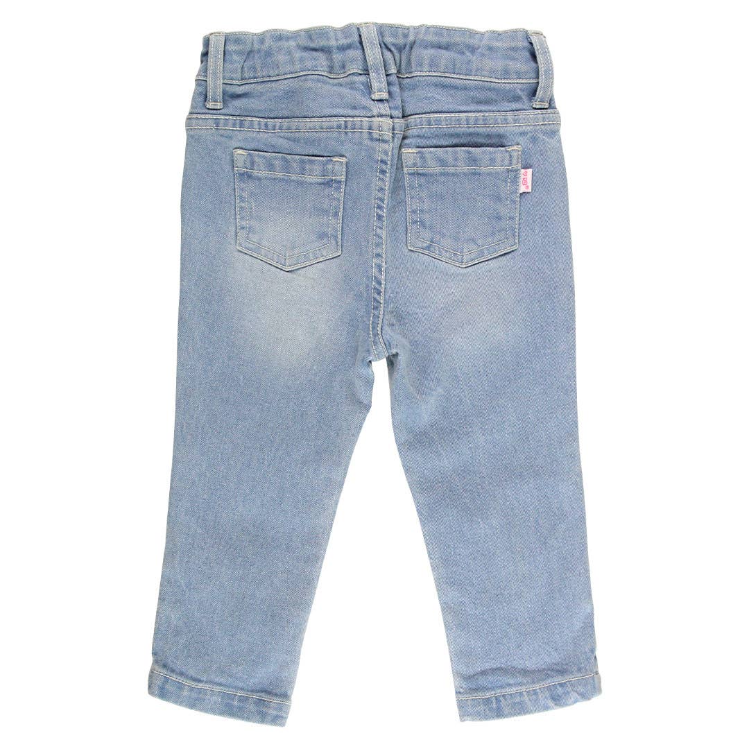 Girls Light Wash Skinny Jeans