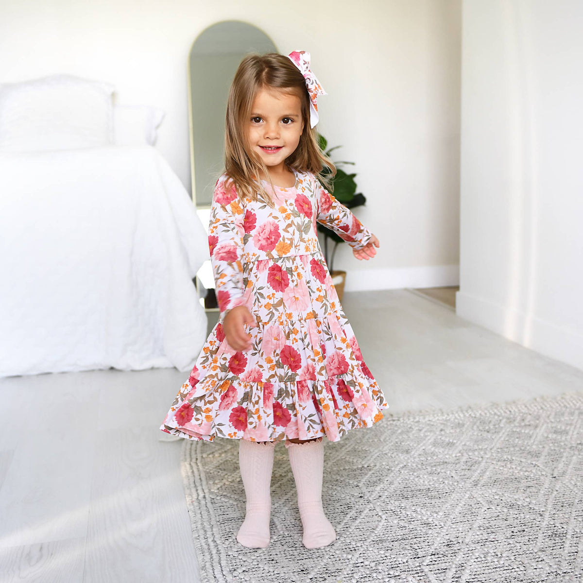 Felicity SWING DRESS Floral Bamboo Kids Outfit