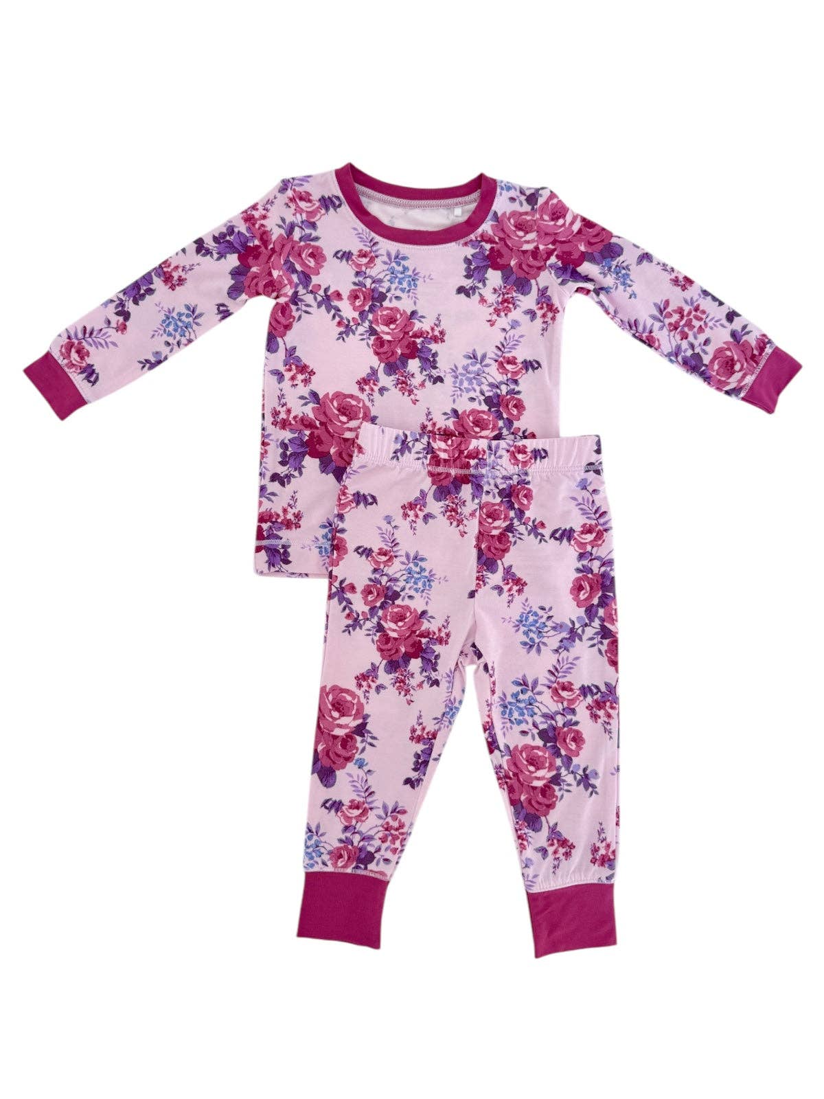 Long Sleeve 2-Piece Lounge Set, Violet Rose