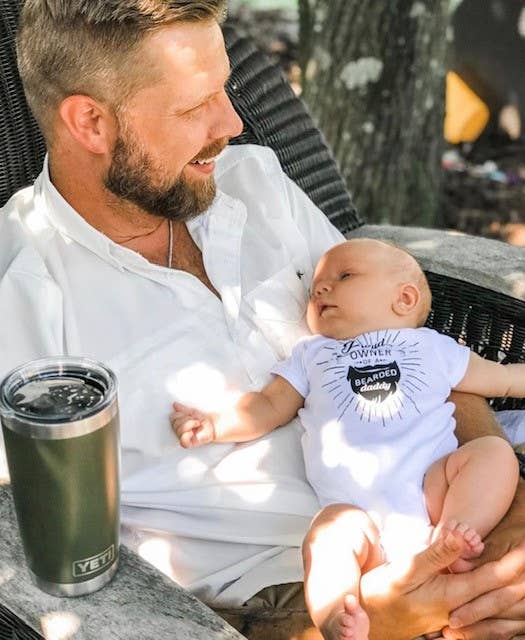 Proud Owner of a Bearded Daddy Baby  Onesie