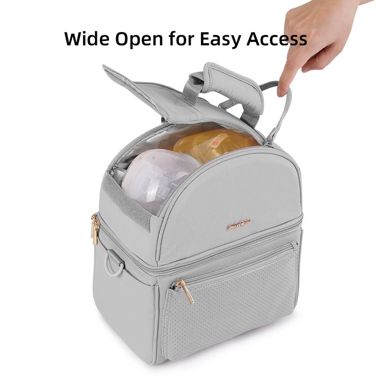 Breastmilk Cooler Bag with Detachable Insulation Box Set