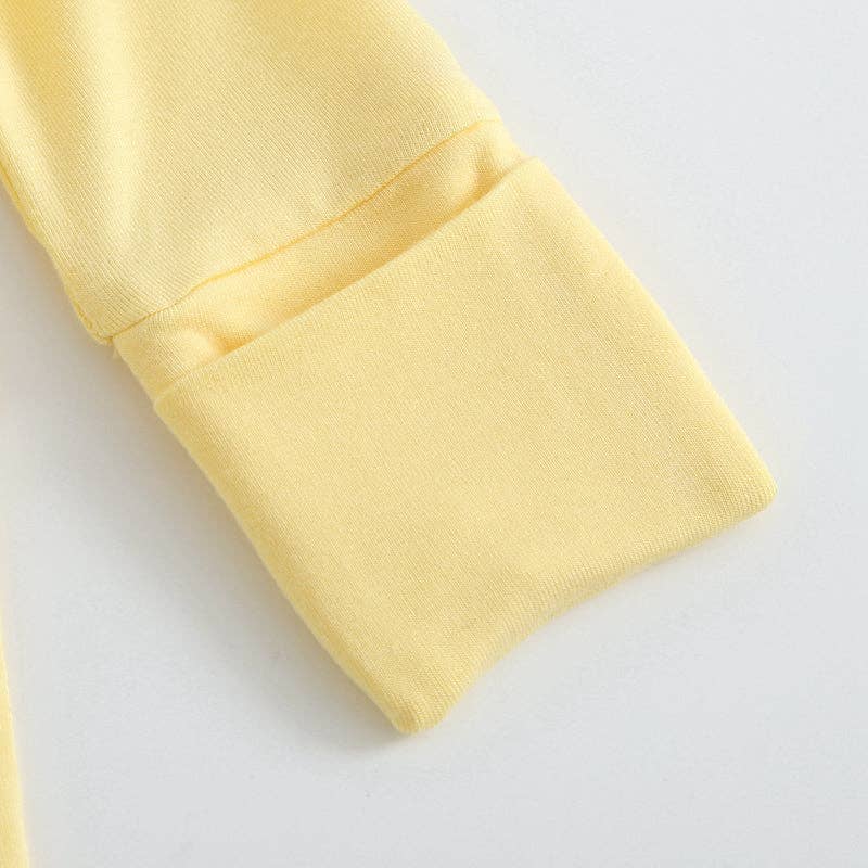 Happy Yellow Convertible Romper Sleep & Play Going Home Gift
