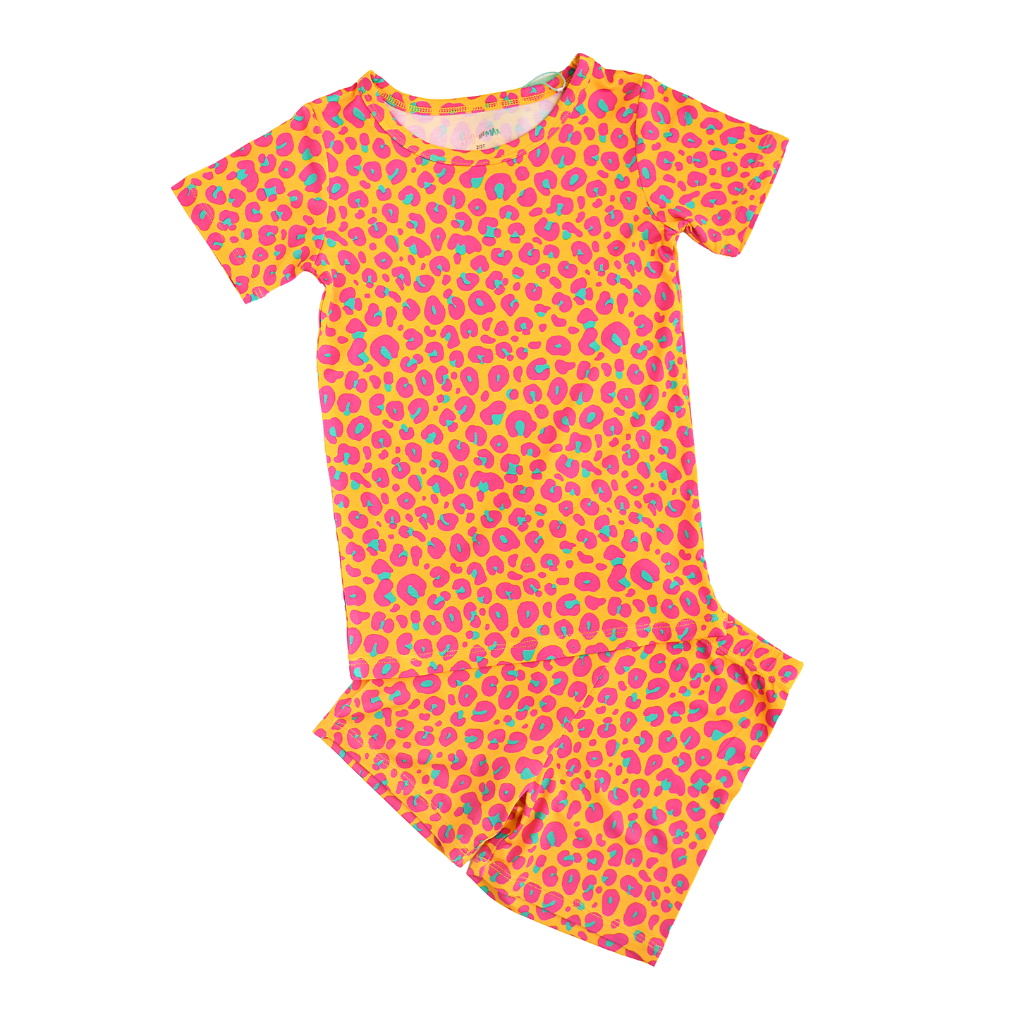 Kelly Leopard TWO PIECE - SHORTS Bamboo Outfit Kids Clothes
