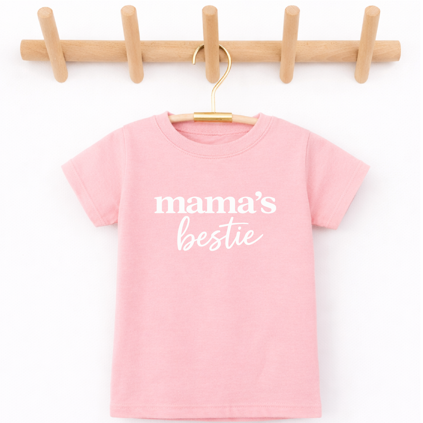 Toddler and Kids Tee, Mama's Bestie Shirt