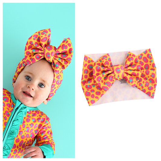 Kelly Leopard HEADWRAP Baby Toddler Hair Accessories