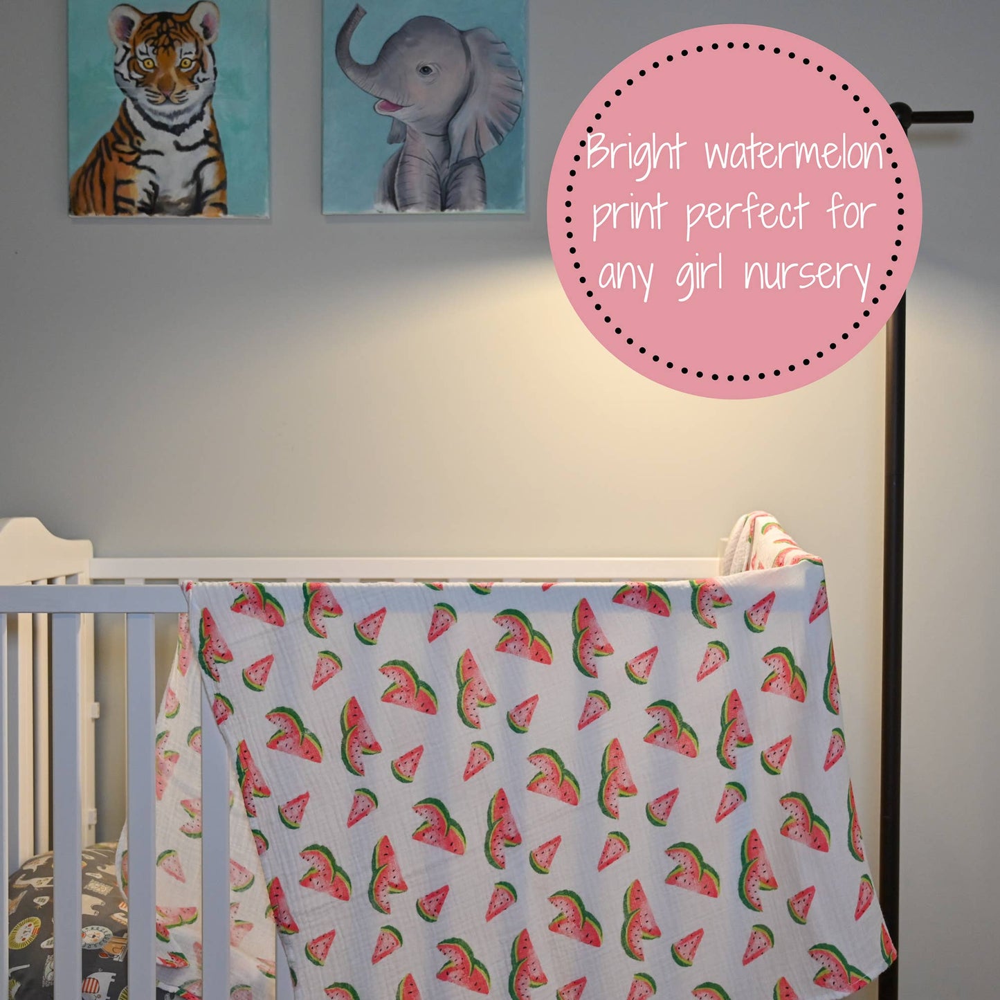 One In A Melon Baby Muslin Swaddle Blanket