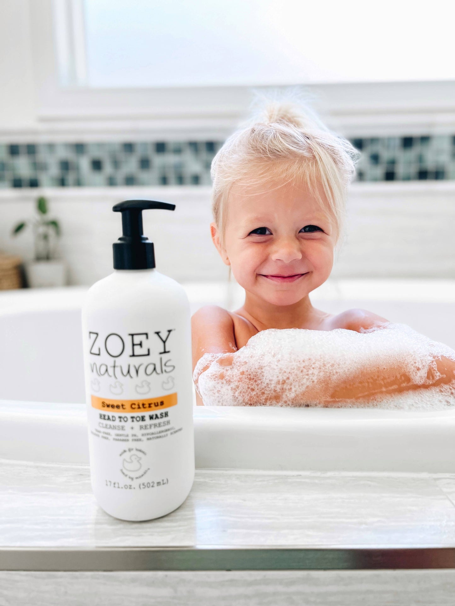 Sweet Citrus Head to Toe Wash - 17oz