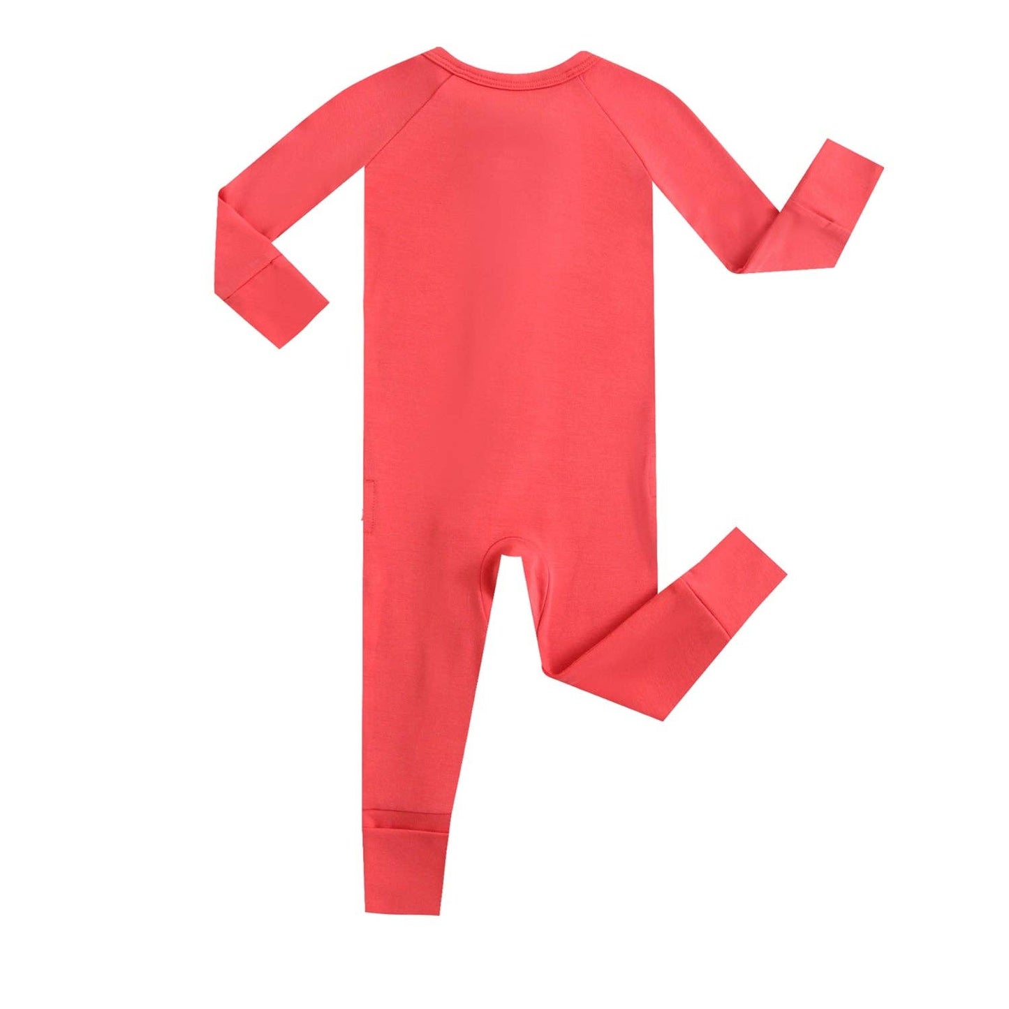 Berry Bamboo Zip Romper NICU Friendly 1 pc Baby Sleepwear