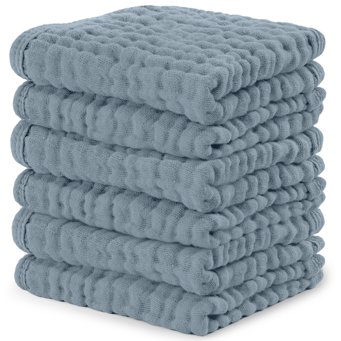 Baby Washcloths 100% Muslin Cotton by Comfy Cubs