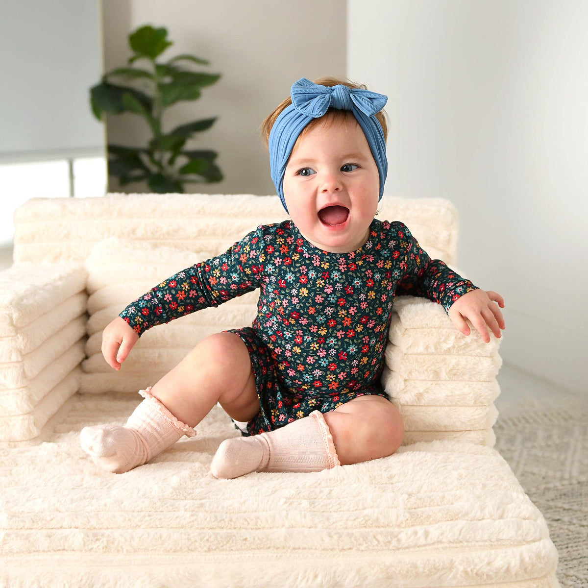 Isabelle TUTU Bamboo Floral Baby Clothing Dress Outfit