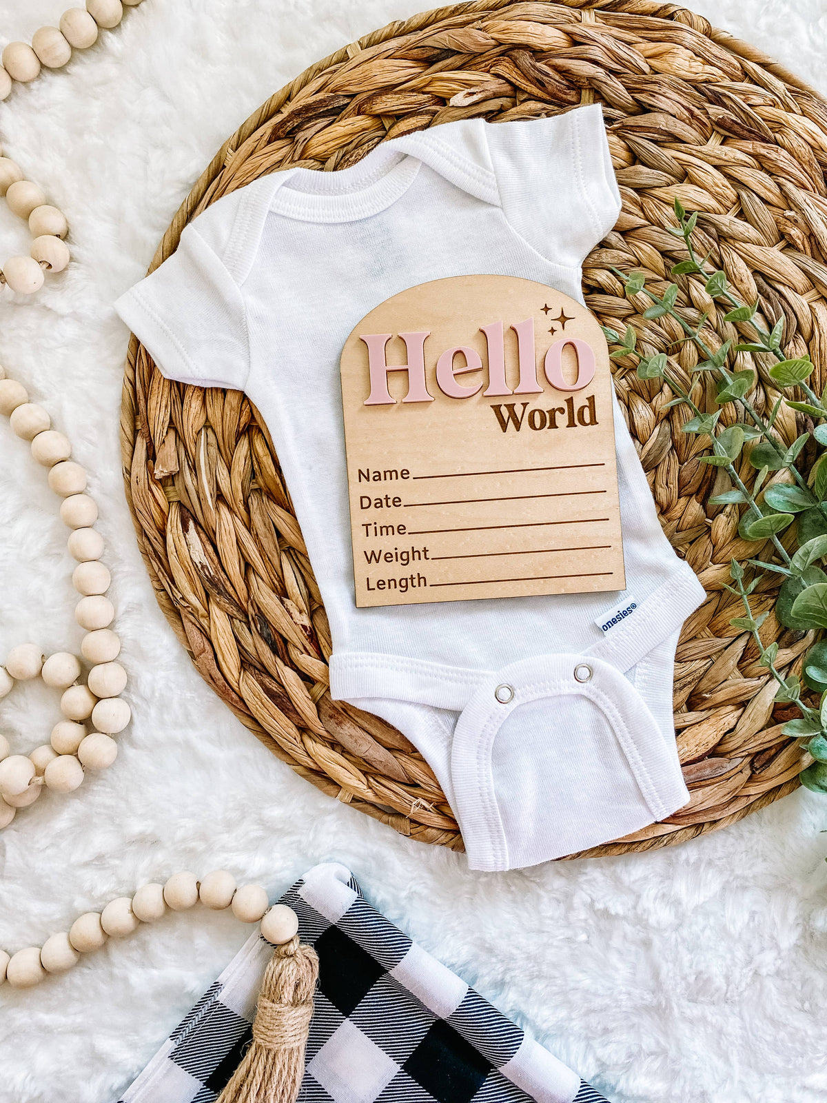 Hello World Birth Stat Sign