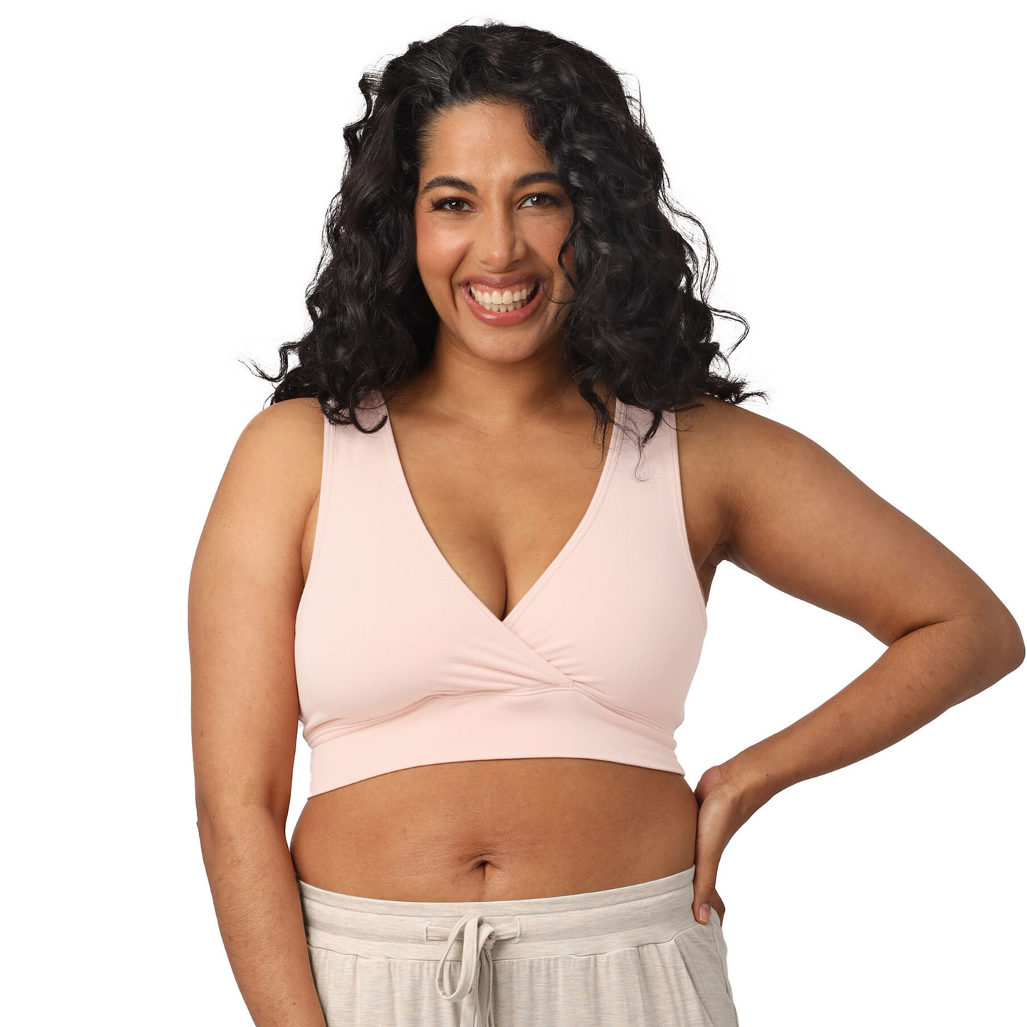 French Terry Racerback Nursing & Maternity Sleep Bra