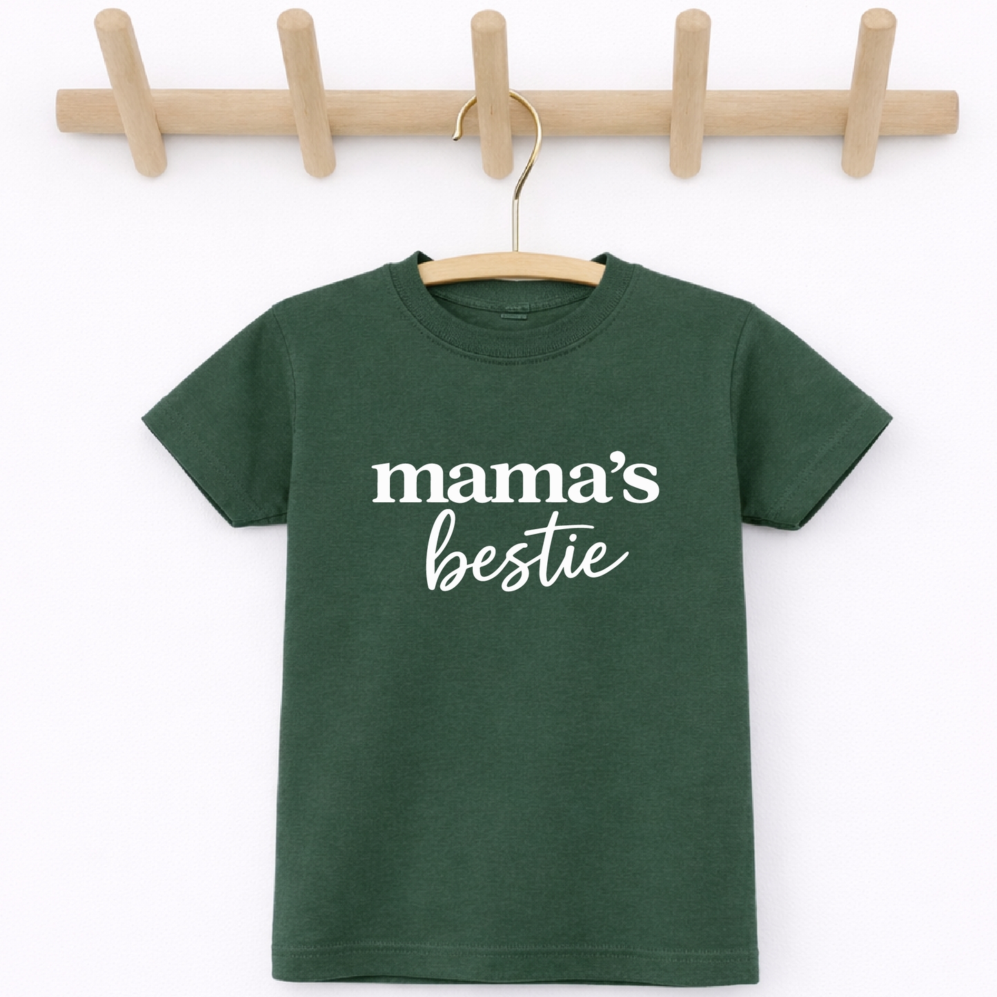 Toddler and Kids Tee, Mama's Bestie Shirt