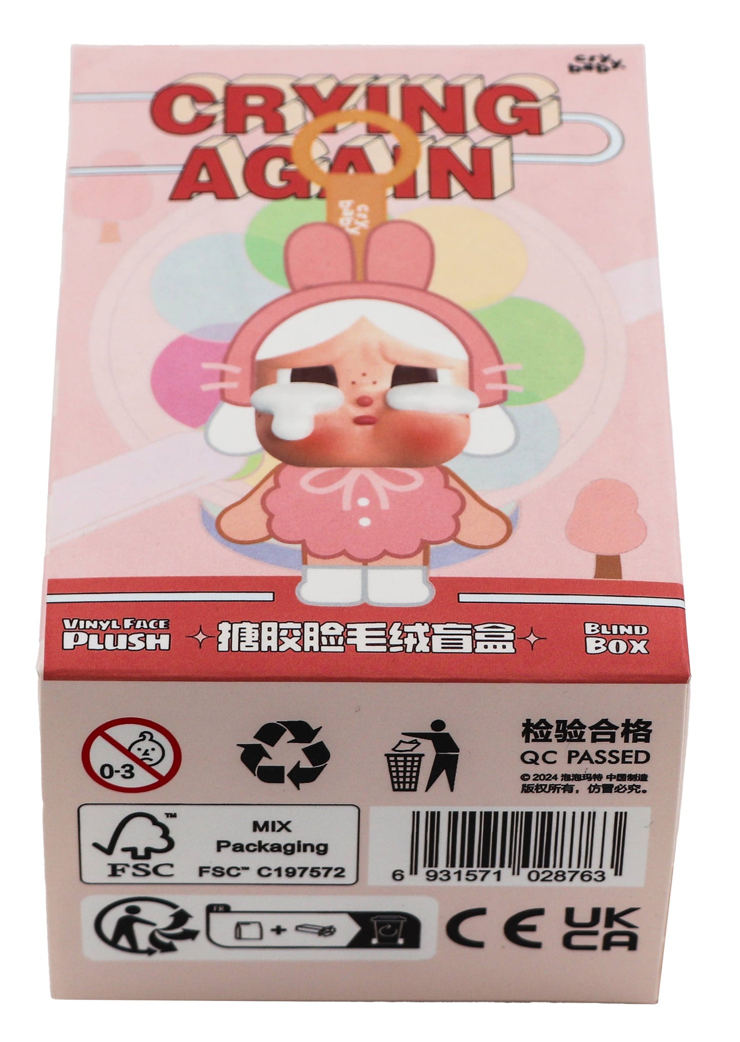 Crybaby Crying Again Series Blind Box Vinyl Doll Keychain