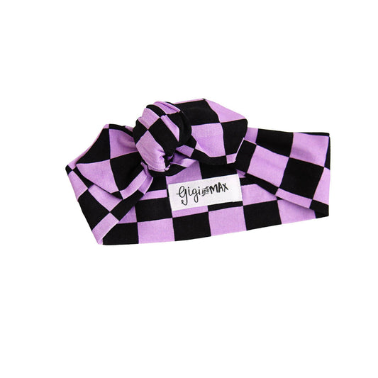 Hadley TOPKNOT HEADBAND  Halloween Checks Hair Accessories