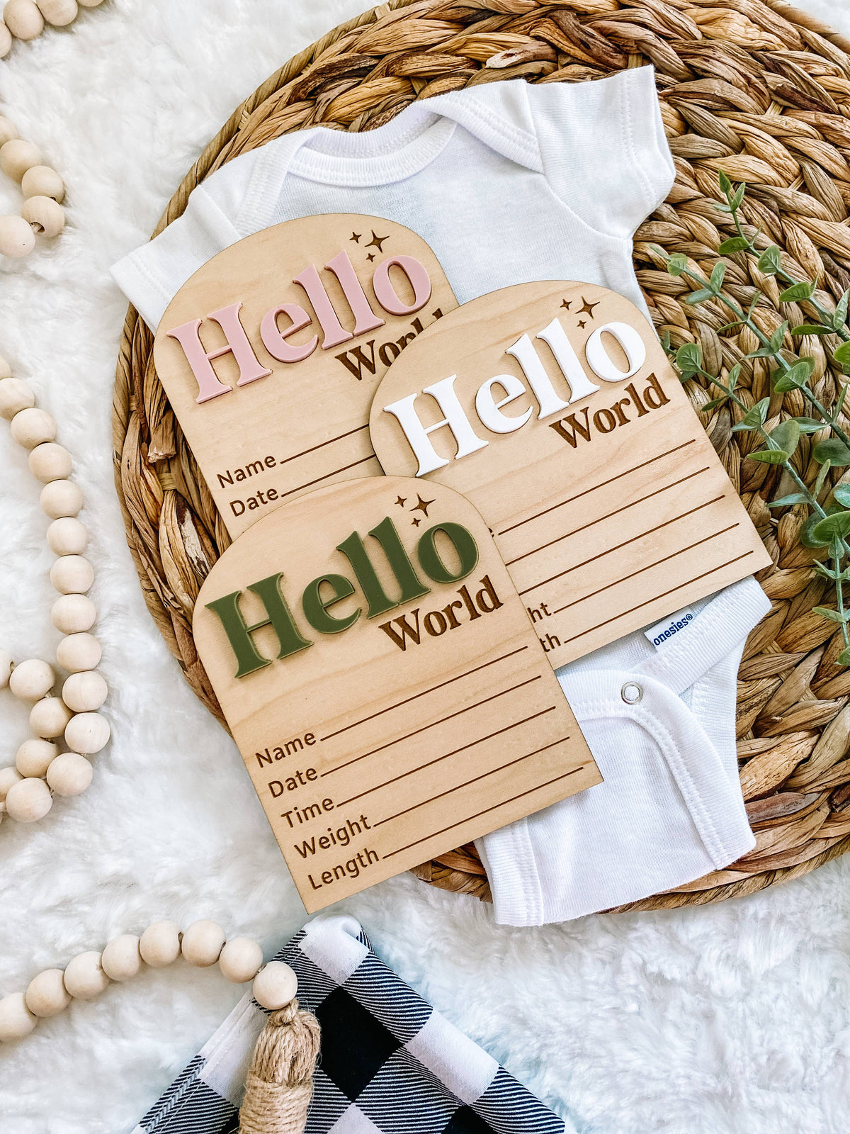 Hello World Birth Stat Sign