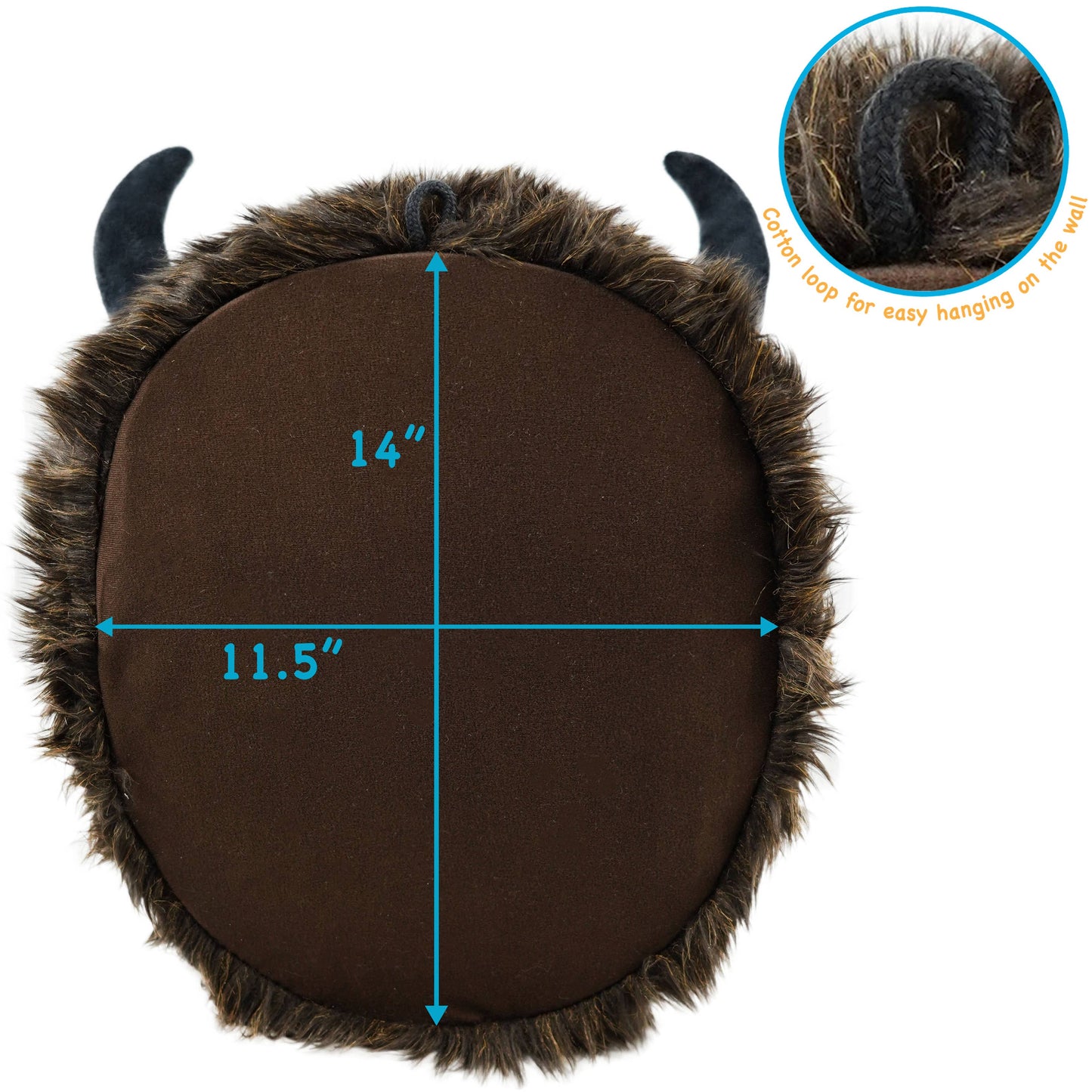 Brillo the Bison | 17 Inch Stuffed Animal Plush