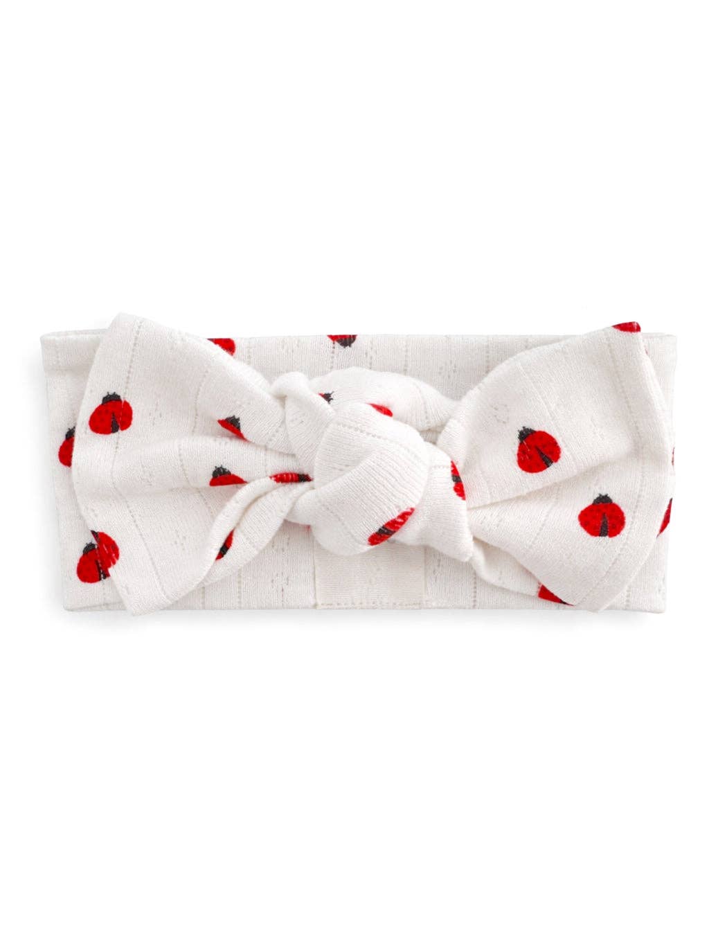 Ladybug / Organic Pointelle Bow