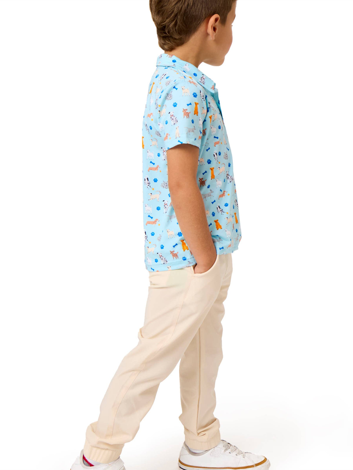 Boys Oatmeal Stretch Performance Jogger Pants