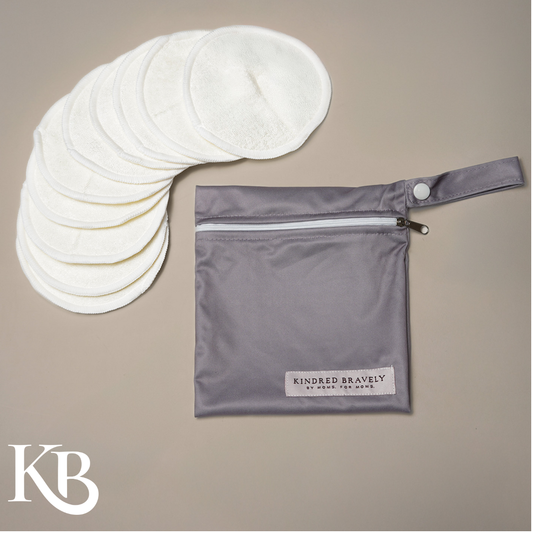 Washable organic Nursing Pads (10-Count) NEW TWILIGHT BAG