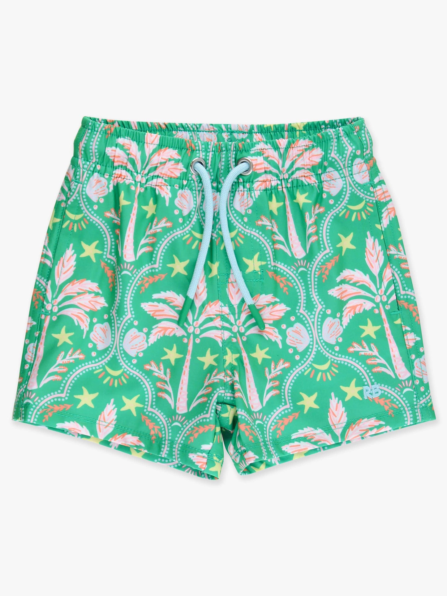 Boys Coconut Cabana Performance Hybrid Swim Trunks