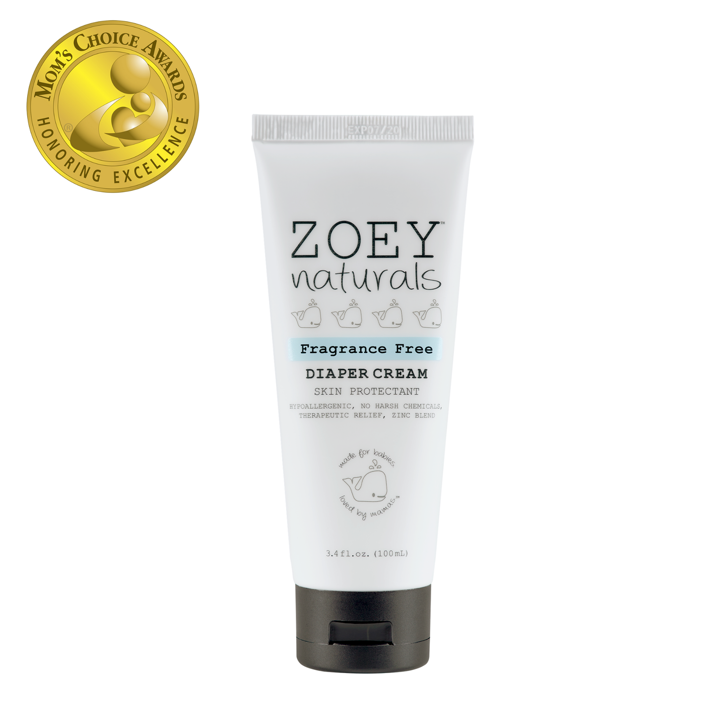 Fragrance-Free Diaper Cream - 3.4oz