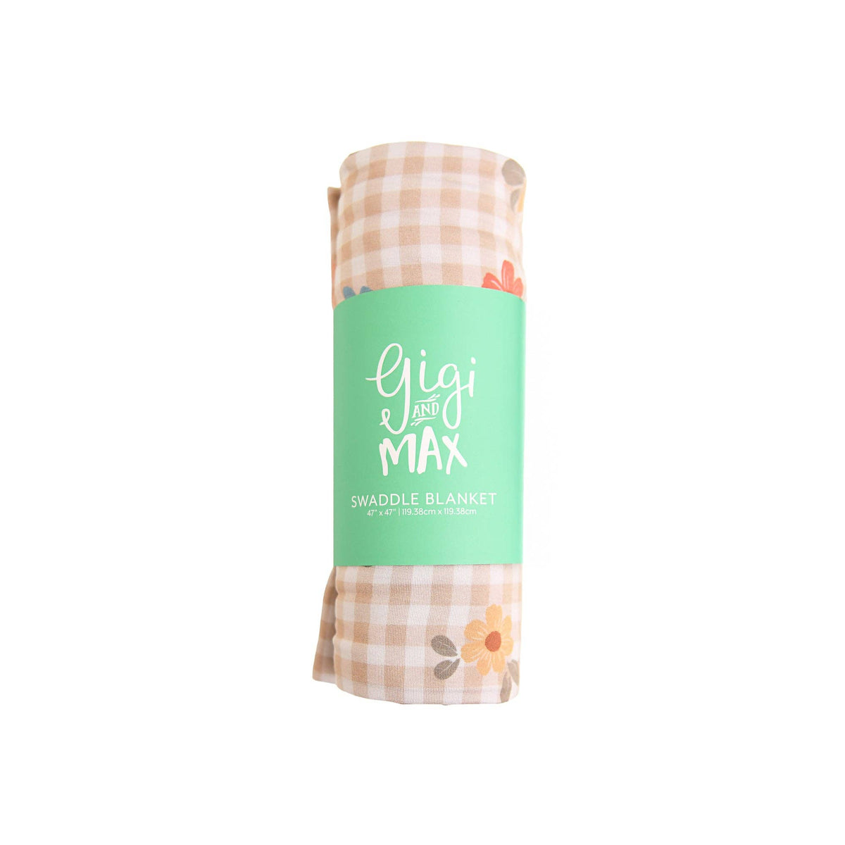 Callie SWADDLE Bamboo Floral Baby Blanket Coming Home Gift
