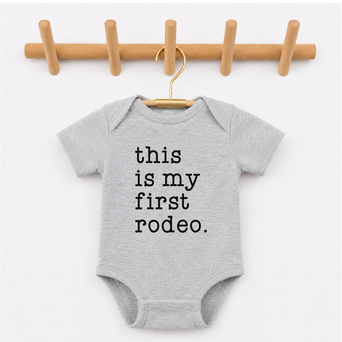 This is my First Rodeo, Western Baby Bodysuit
