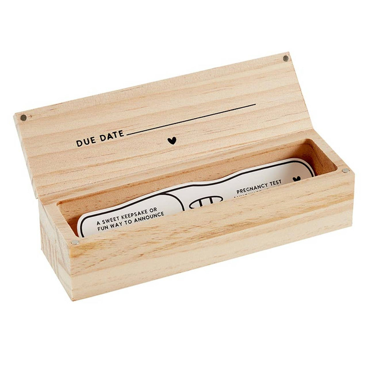 Coming Soon Pregnancy Test Announcement Box