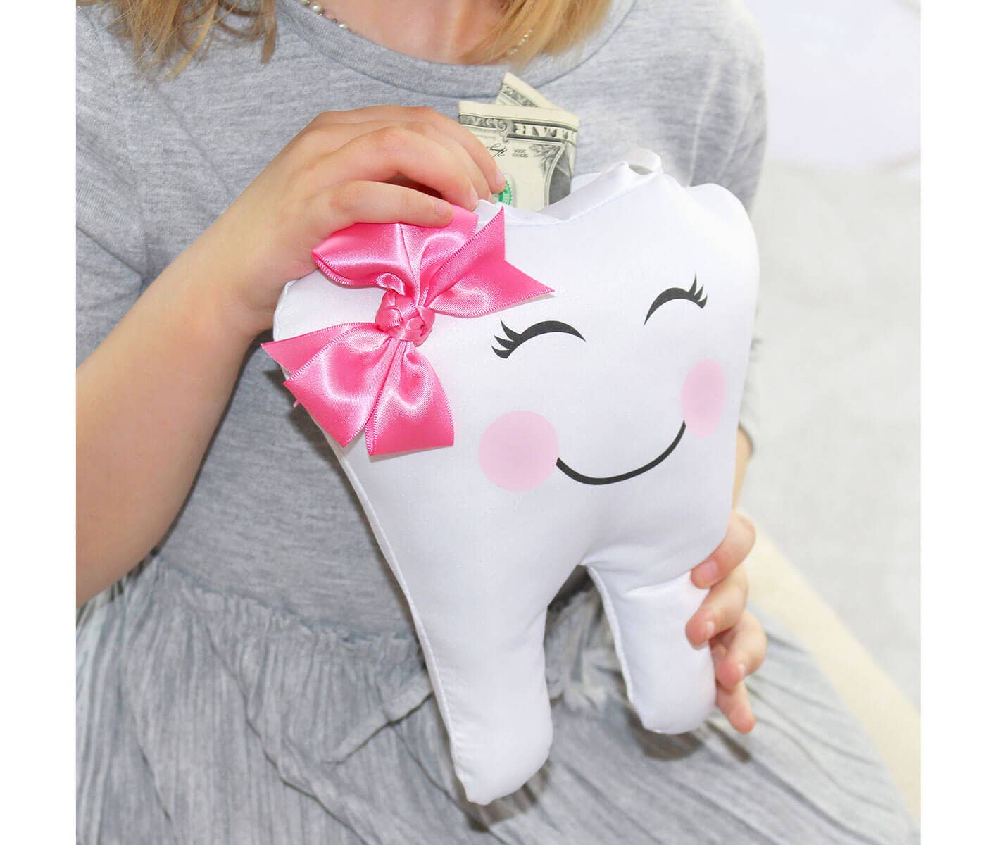 Lillian Rose Pink Tooth Fairy Pocket Pillow
