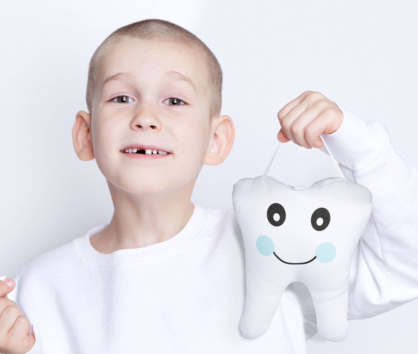 Blue Tooth Fairy Hanging Pillow