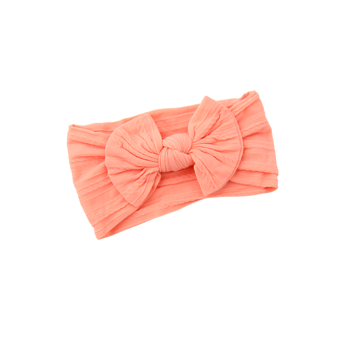 Light Orange SOFT NYLON ELASTIC HEADBAND Baby Accessories