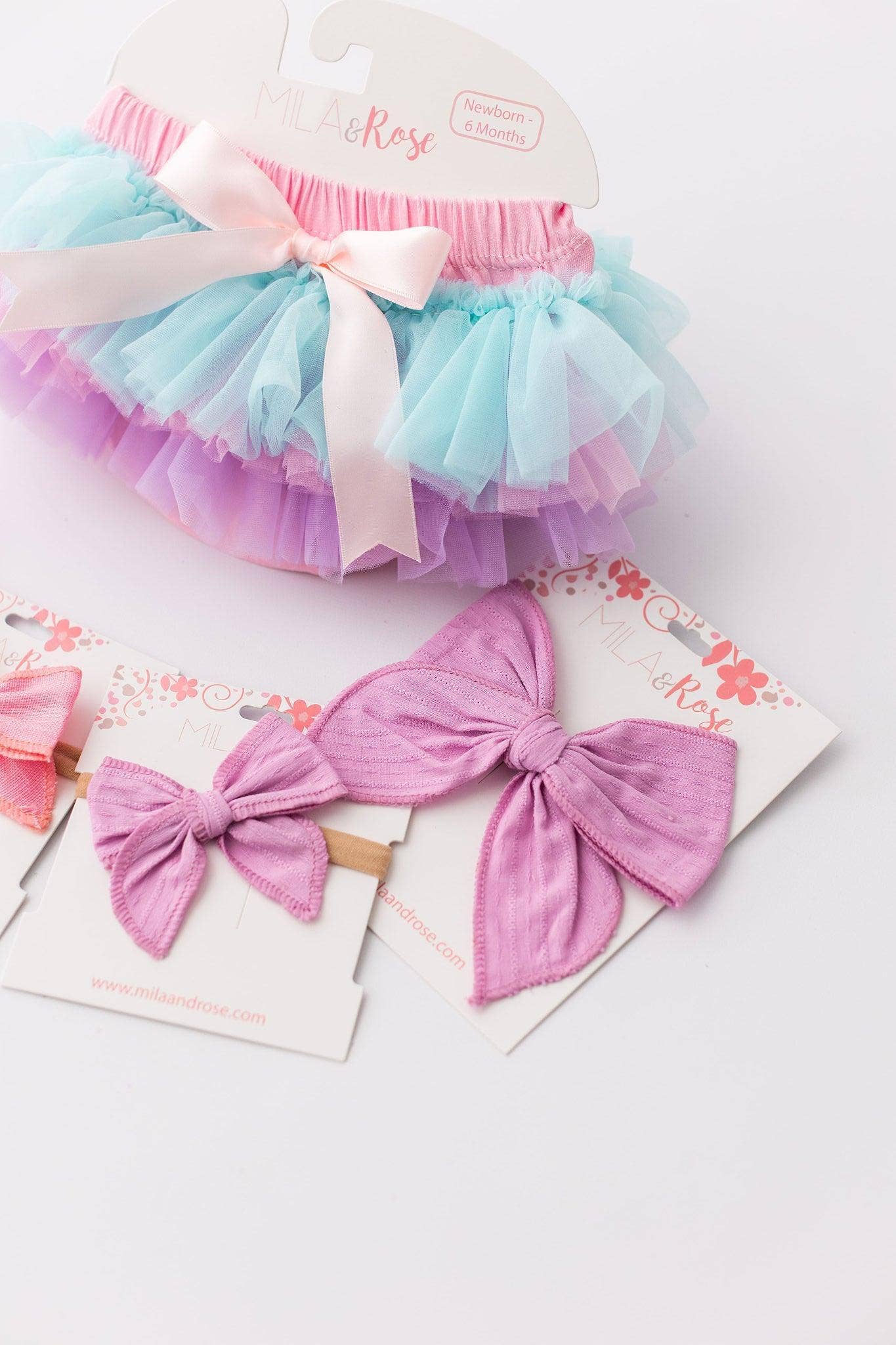 Classic Hair Bow - Bright Lilac