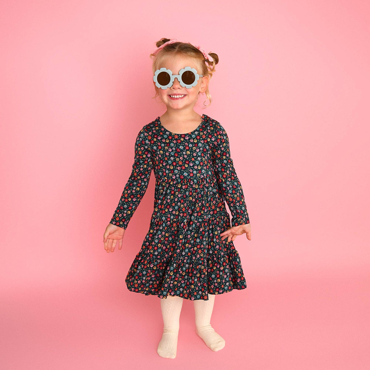 Isabelle SWING DRESS Bamboo Floral Kids Clothing Outfit