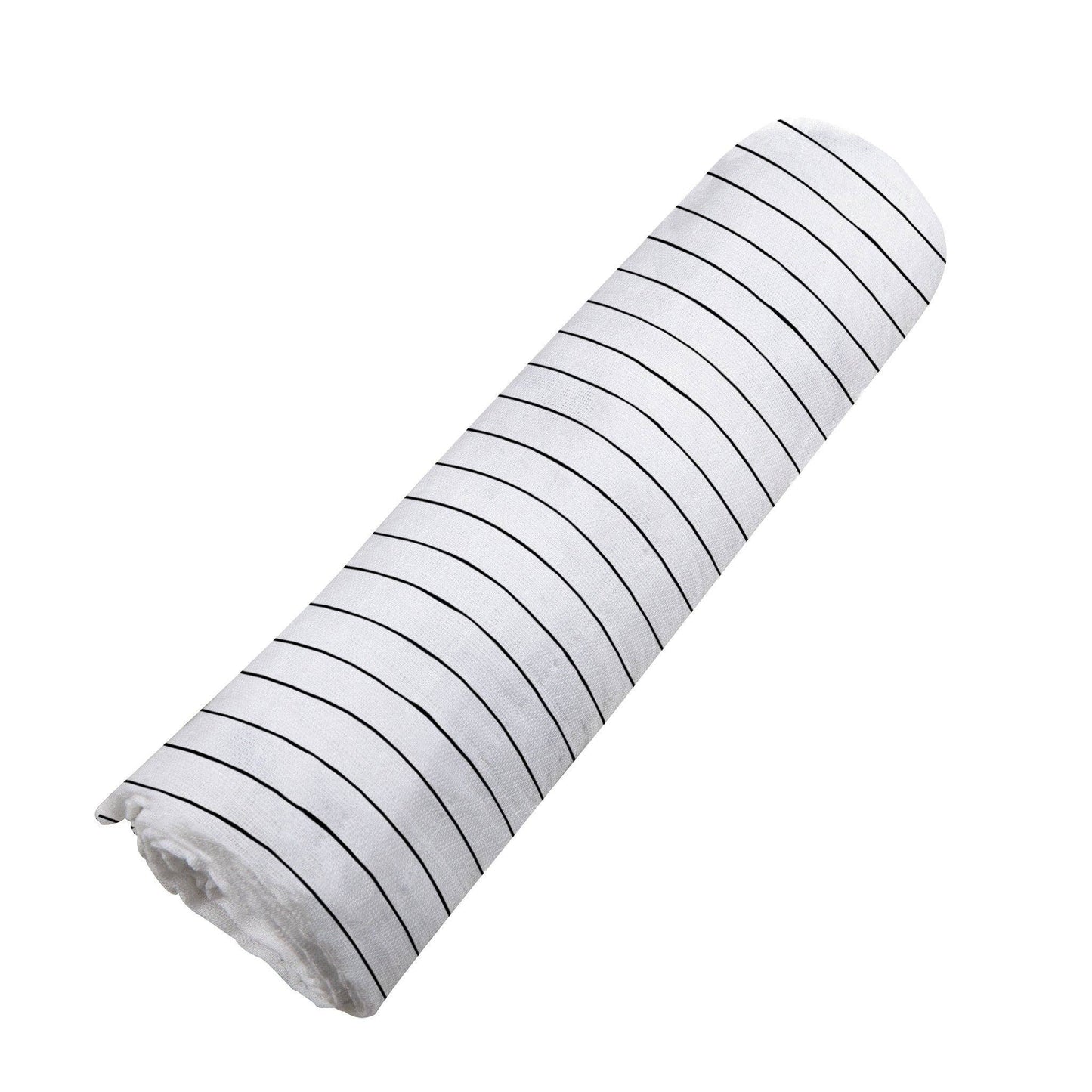 Pencil Stripe Bamboo Swaddle - no box (gift box friendly)