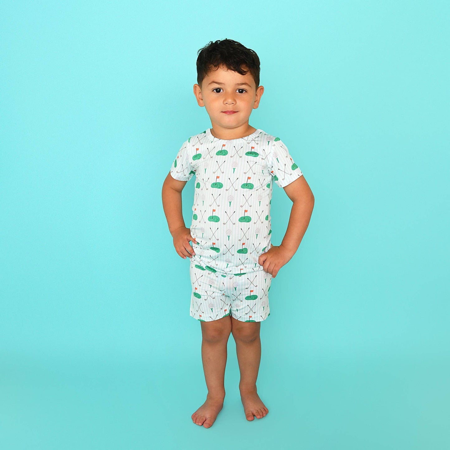 Scottie Golf TWO PIECE - SHORTS Golf Bamboo Lounge Set