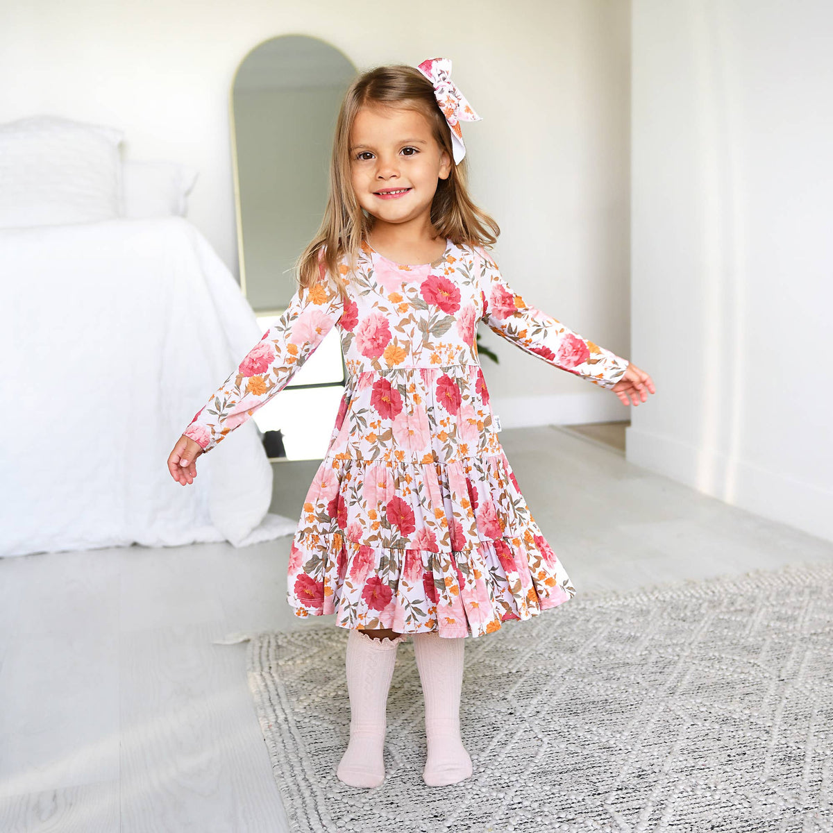 Felicity SWING DRESS Floral Bamboo Kids Outfit