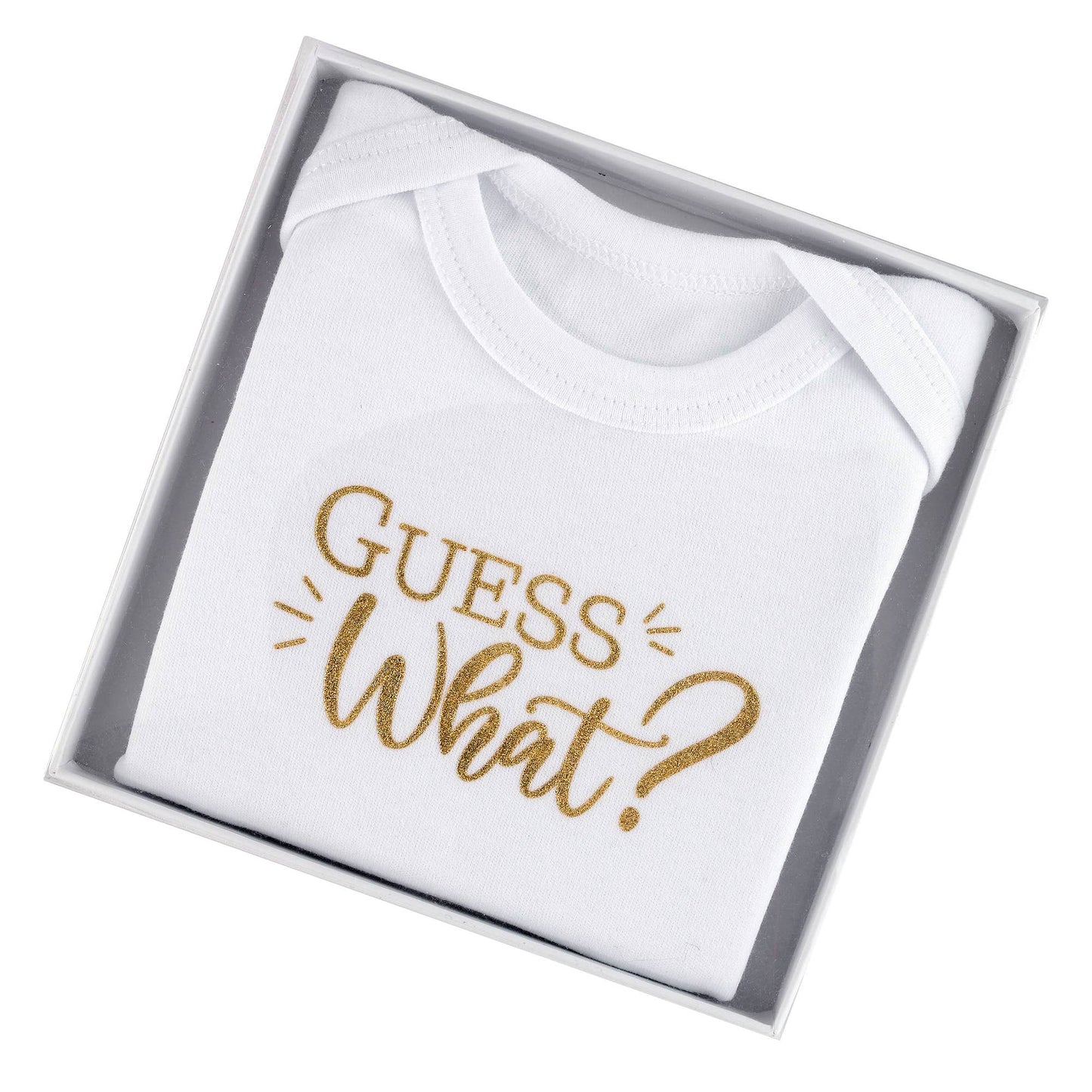Lillian Rose, Guess What? Pregnancy Baby Announcement Onesie