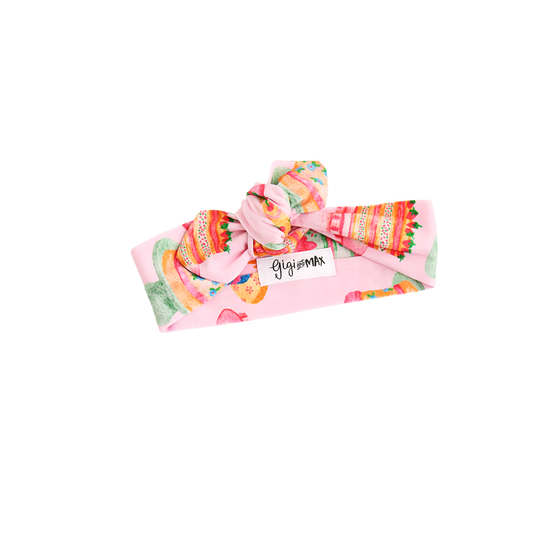 Birthday TOPKNOT HEADBAND Baby Newborn Hair Accessories