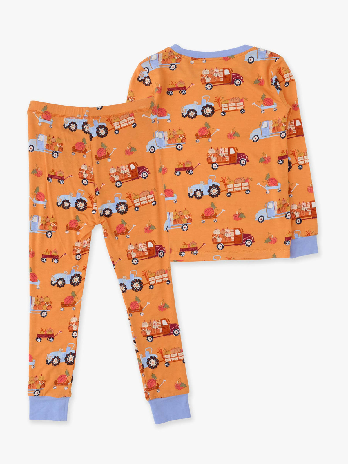 SoftSnooze™ Kids Bamboo Viscose Harvest Haul Long Sleeve Pajama Set