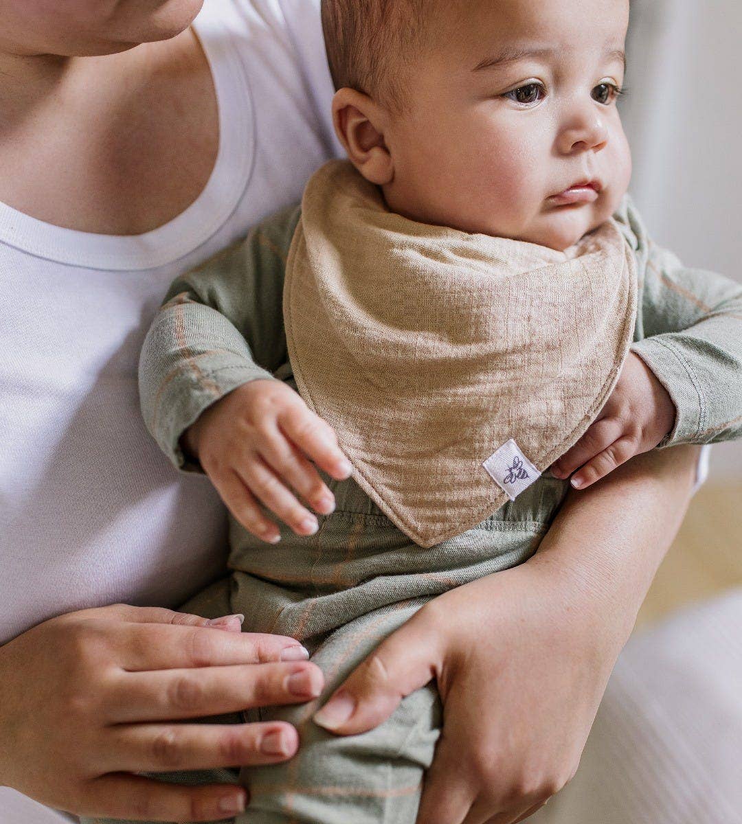 Organic Cotton Baby Bandana Bibs