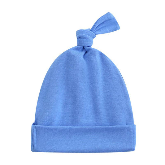 Pure Blue Beanie Hat I NICU Friendly I Preemie & Up