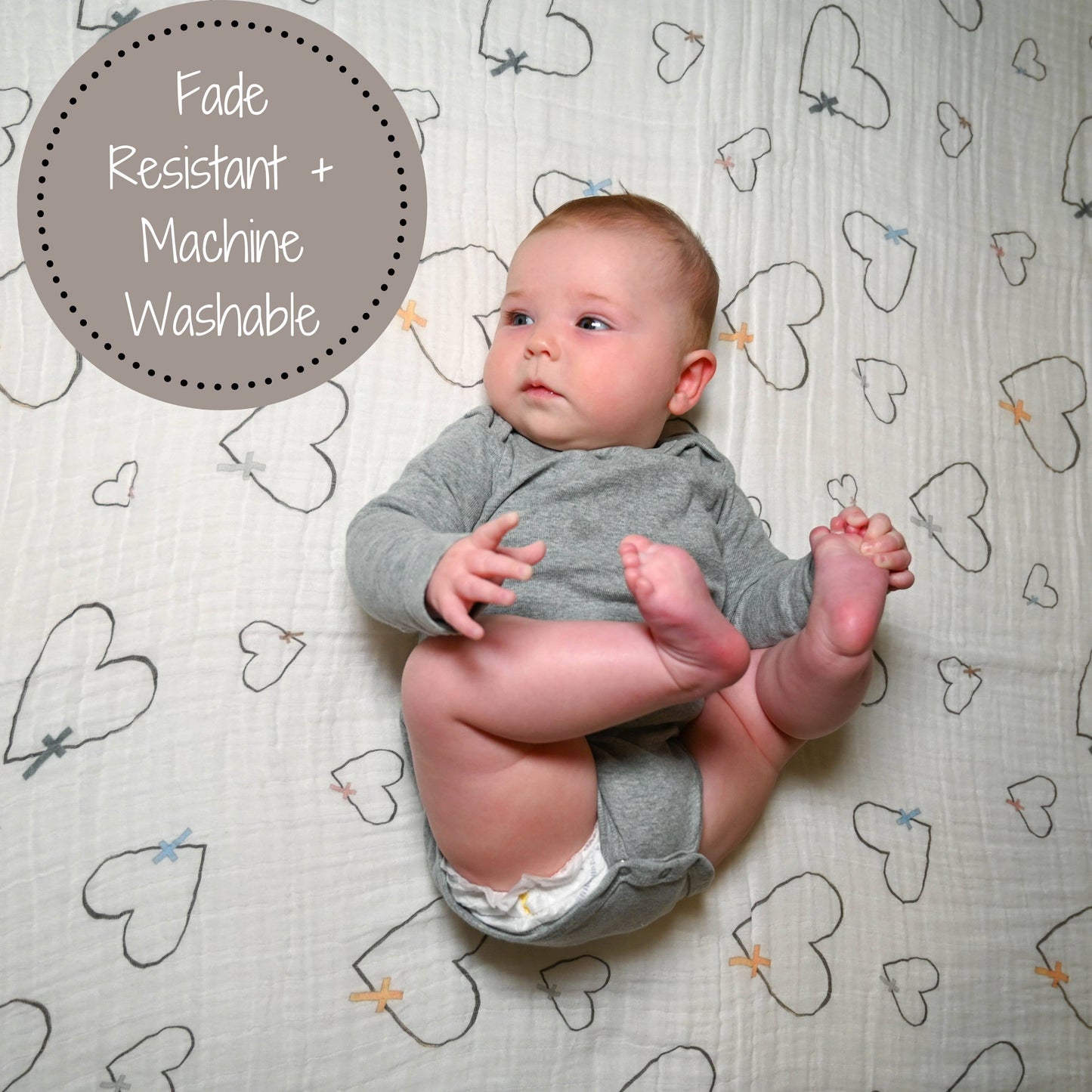The Love of Christ Baby Muslin Swaddle Blanket