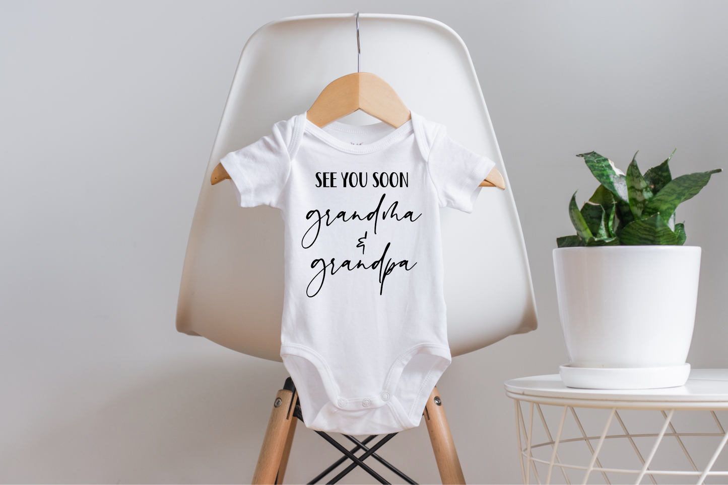 See You Soon Grandma & Grandpa Pregnancy Announcement Onesie