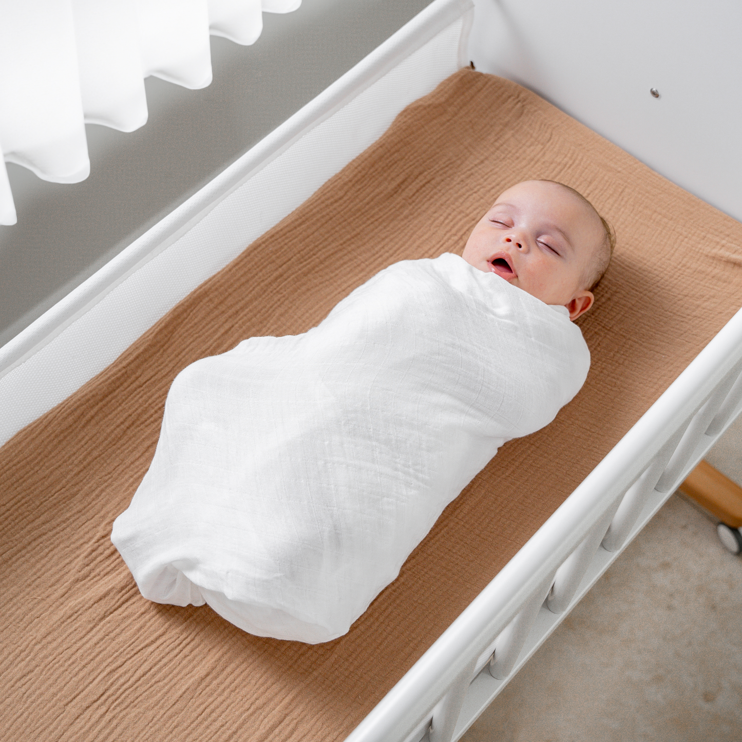 Baby Muslin Swaddle Blankets,  Pack of 1 & 2 by Comfy Cubs